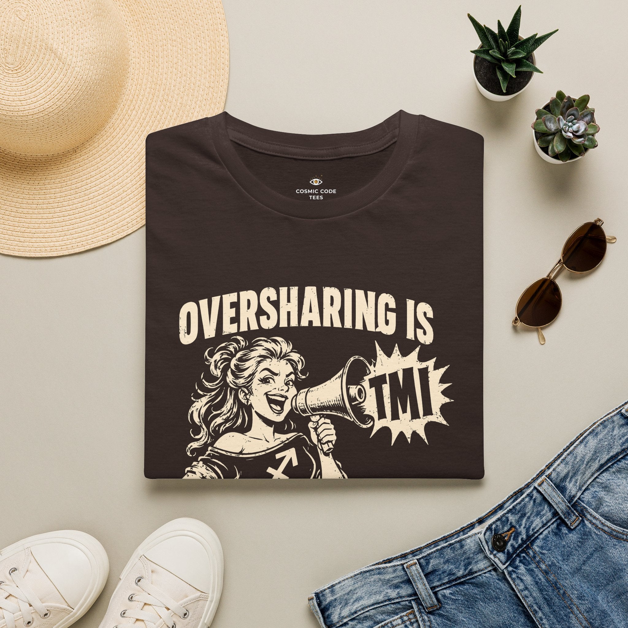 Sagittarius Oversharing Is My Love Language T-Shirt