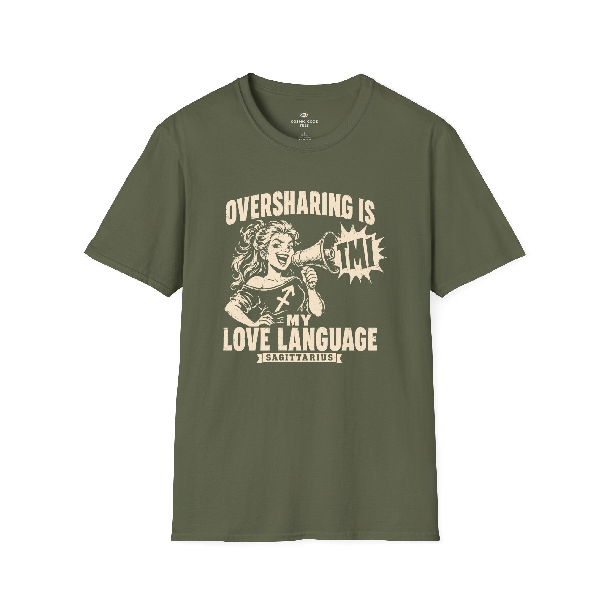Sagittarius Oversharing Is My Love Language T-Shirt