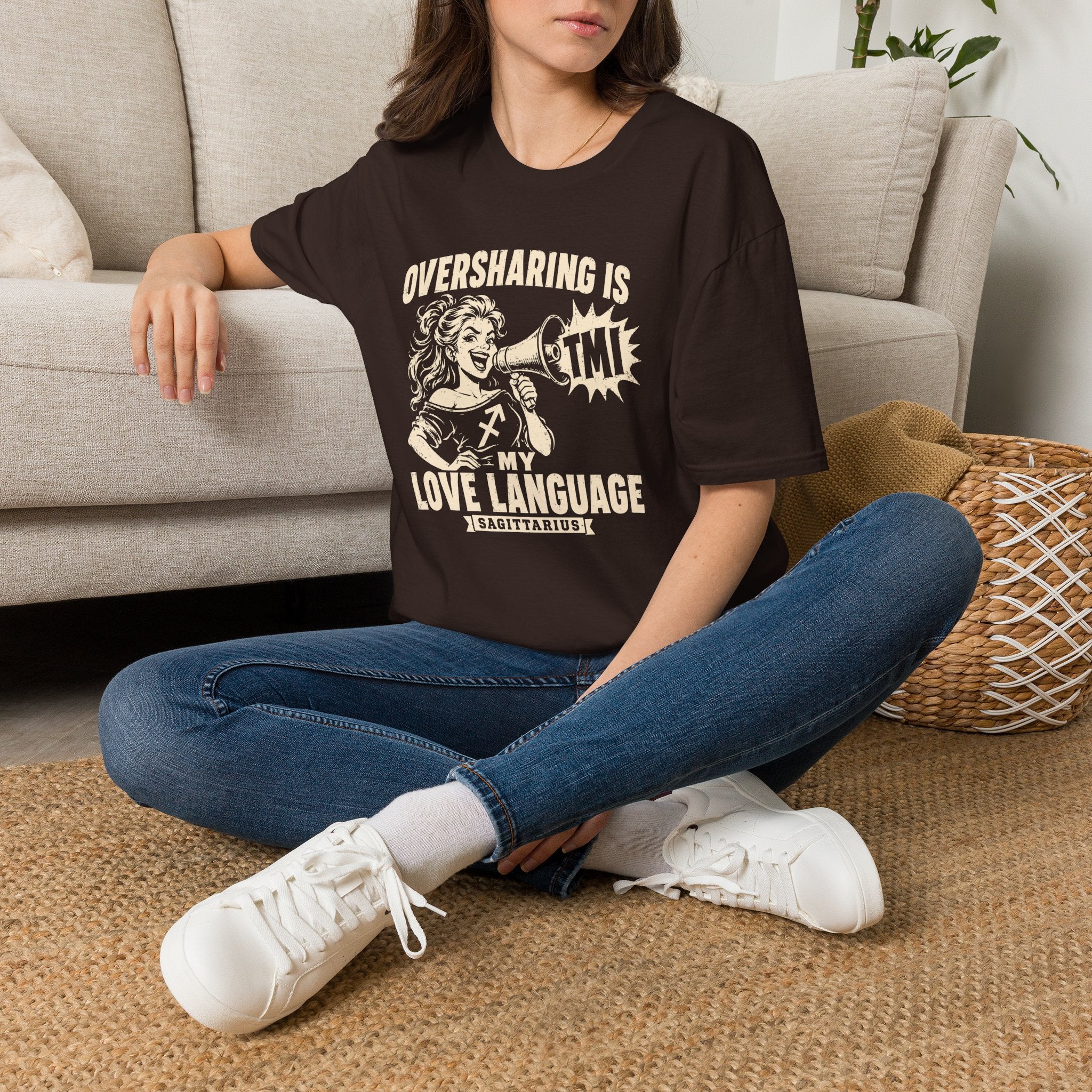 Sagittarius Oversharing Is My Love Language T-Shirt