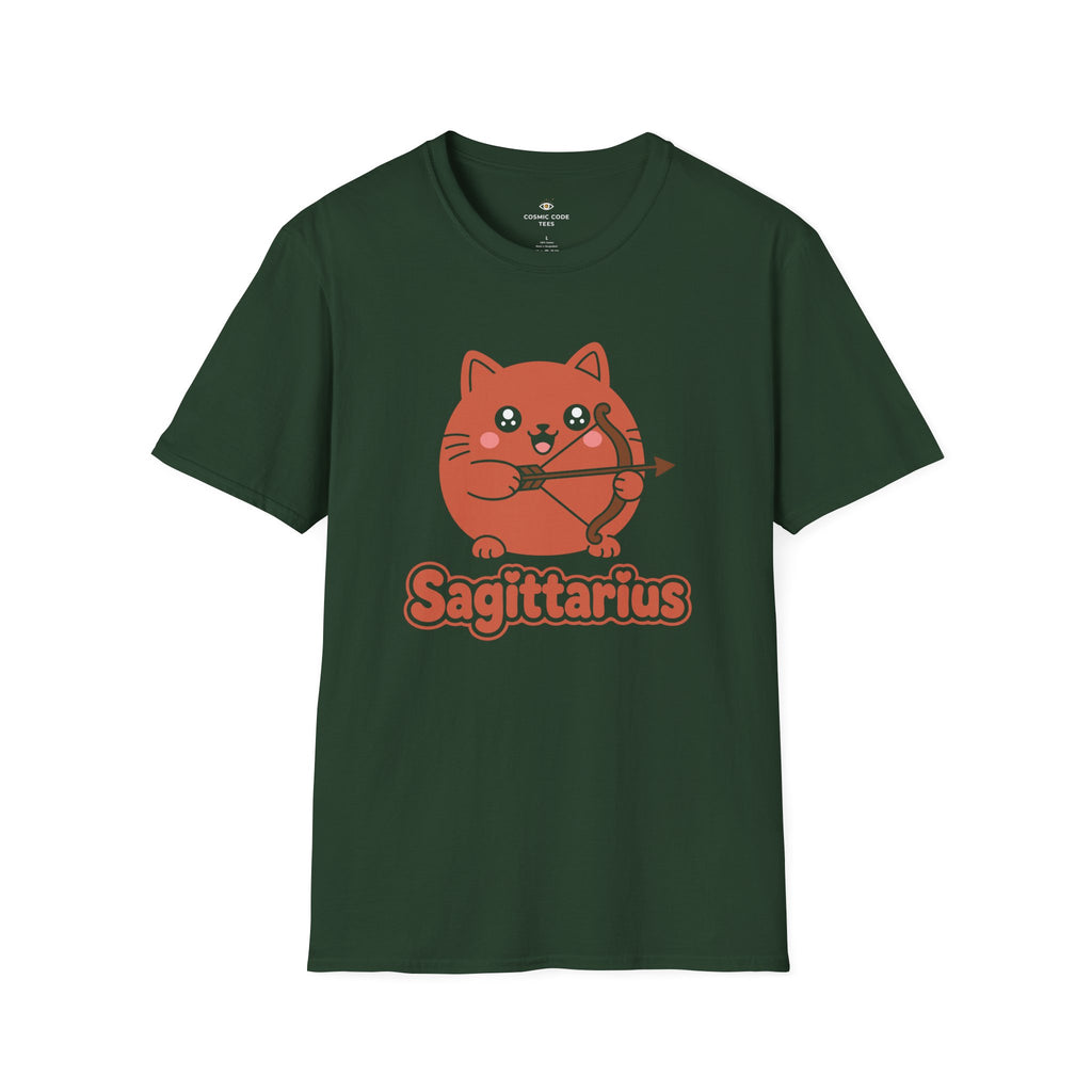 Sagittarius Archer Cat T-Shirt