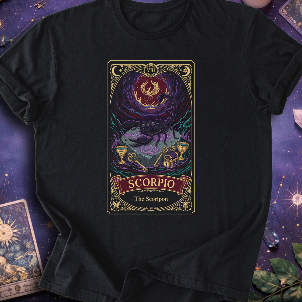Scorpio Tarot Card T-Shirt