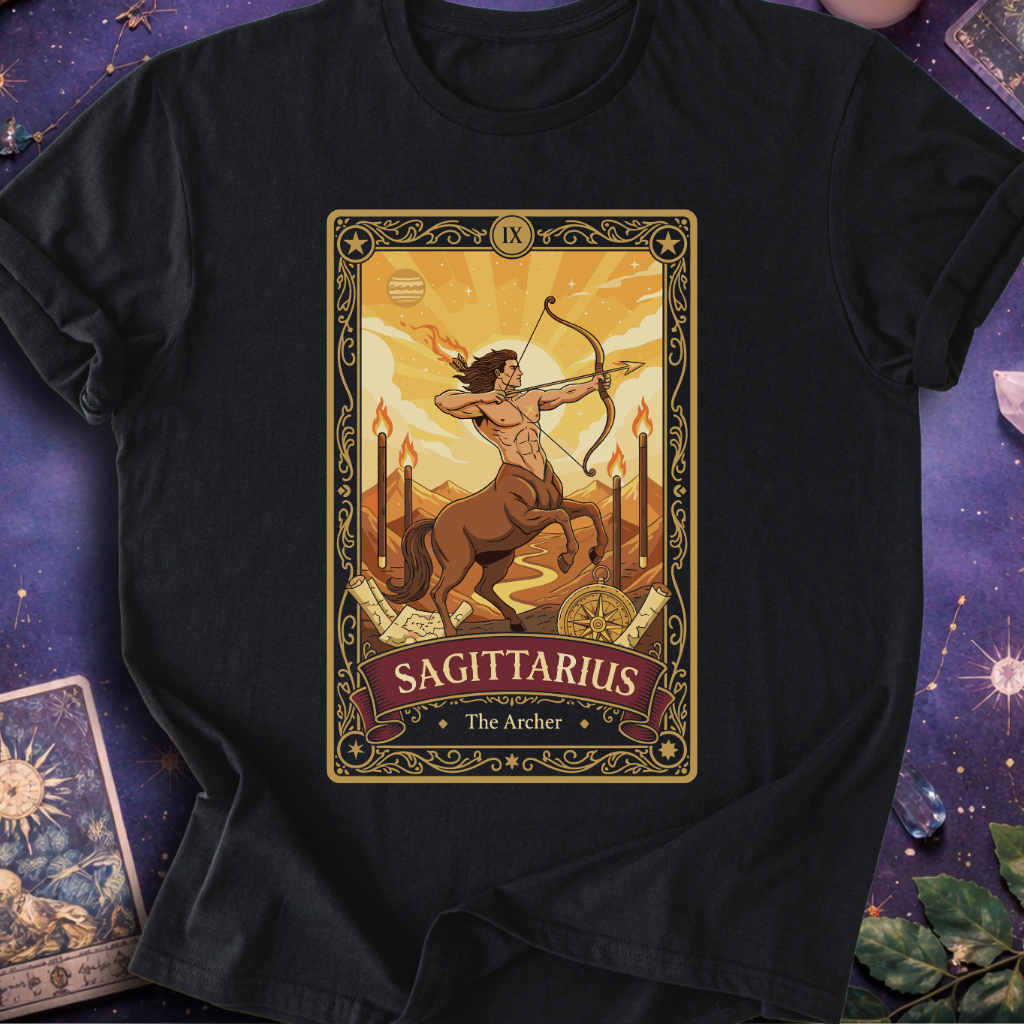 Sagittarius Tarot Card T-Shirt