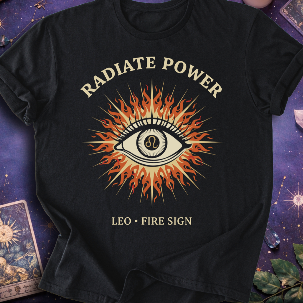 Leo Fire Sign T-Shirt