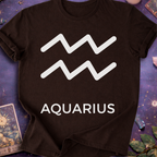 Aquarius Minimalist T-Shirt
