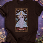 Libra Tarot Card T-Shirt