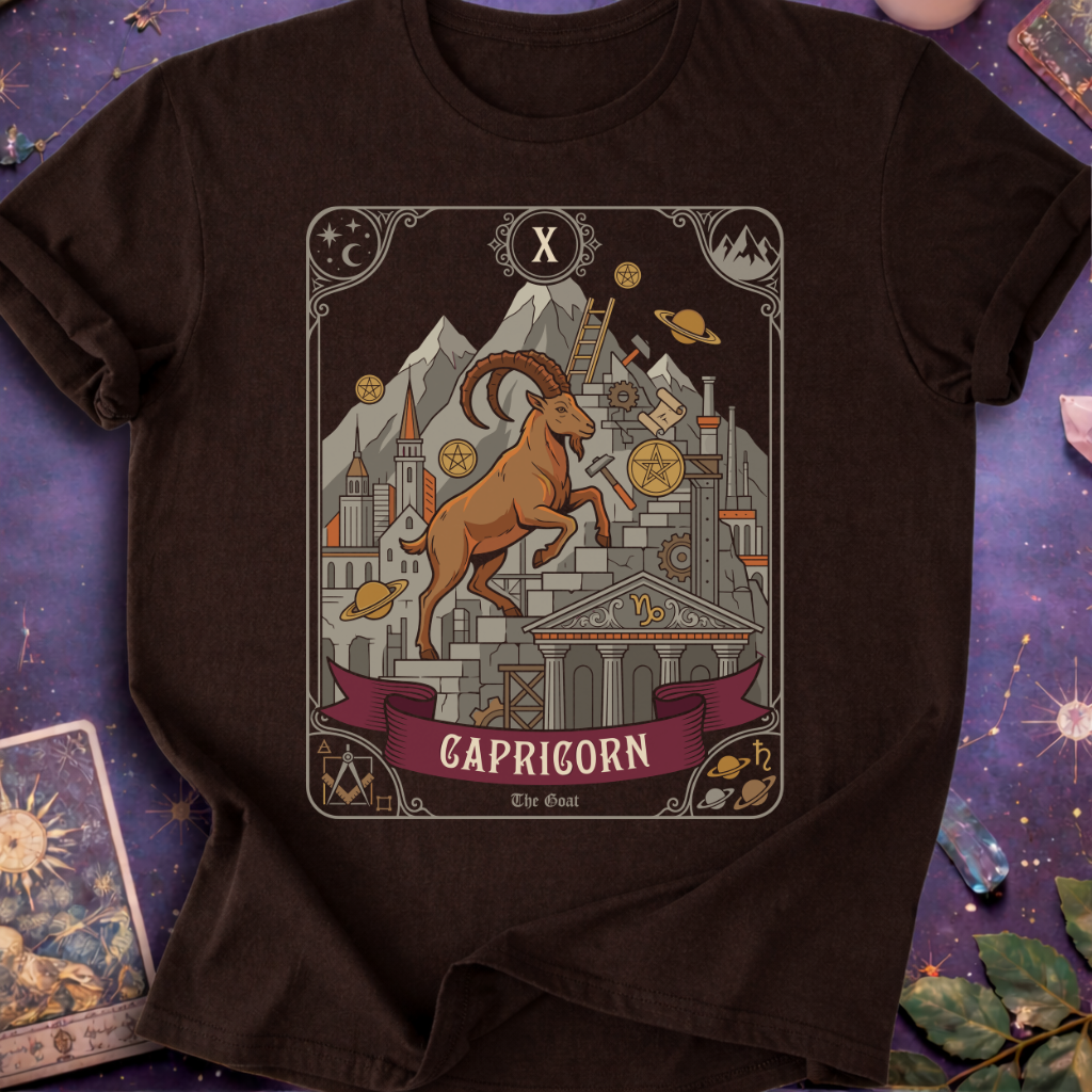 Capricorn Tarot Card T-Shirt