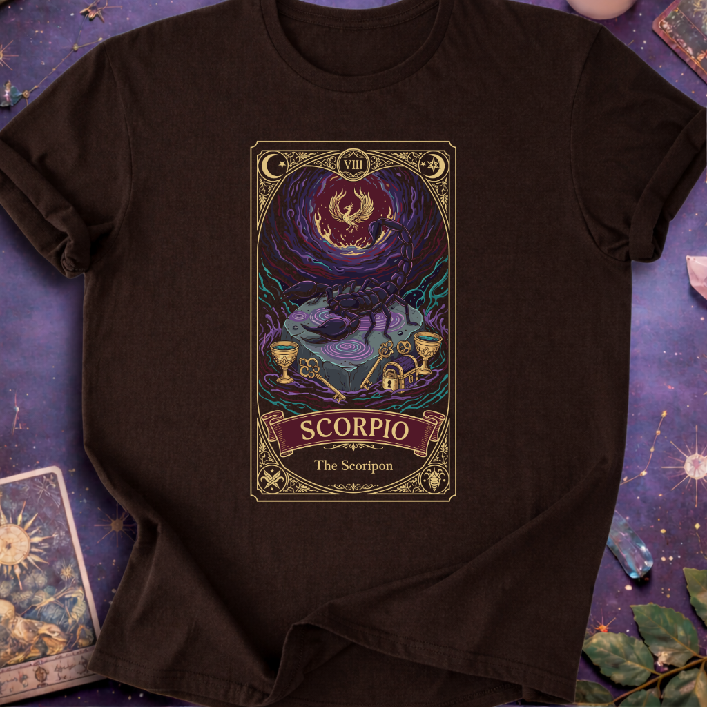 Scorpio Tarot Card T-Shirt