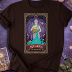 Aquarius Tarot Card T-Shirt