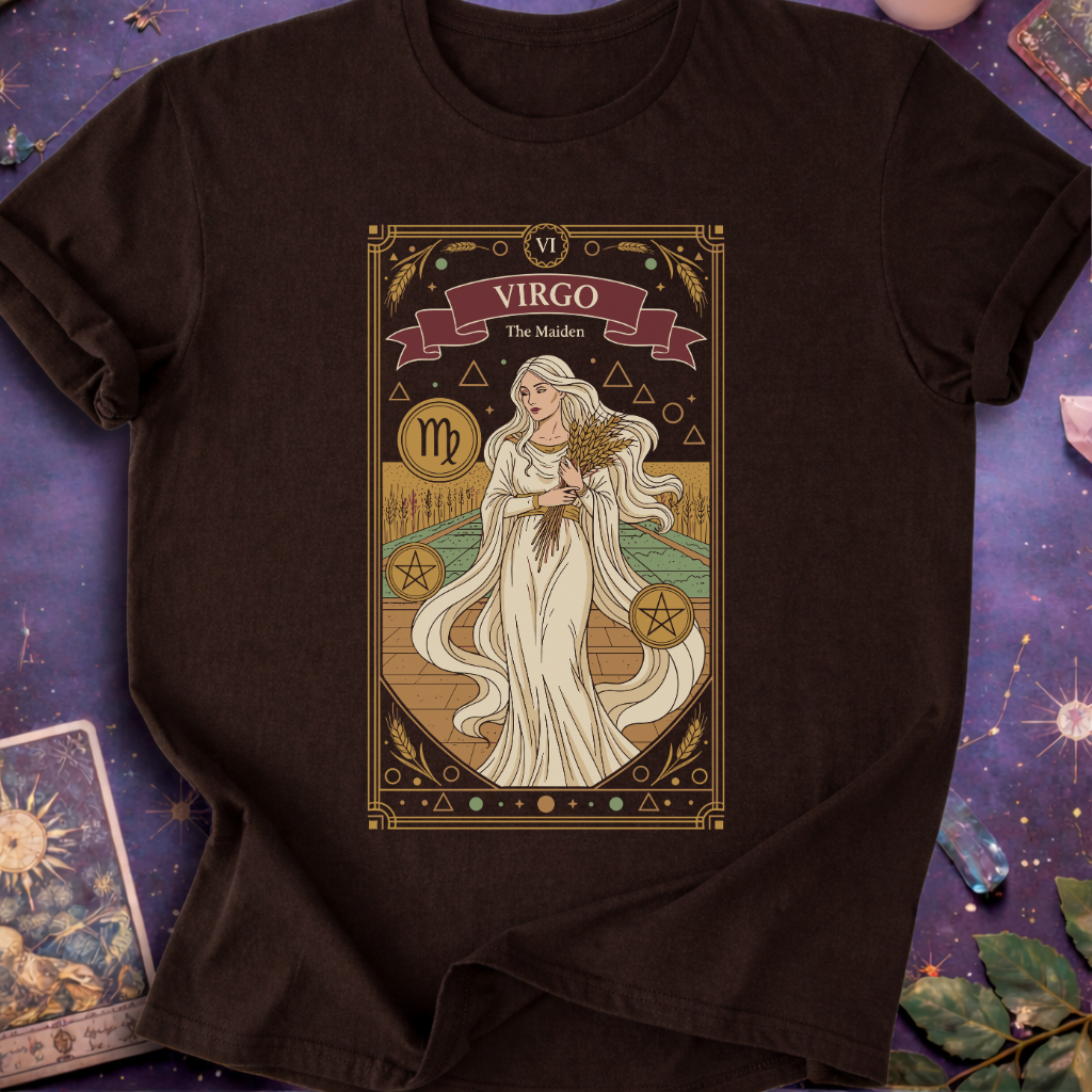 Virgo Tarot Card T-Shirt
