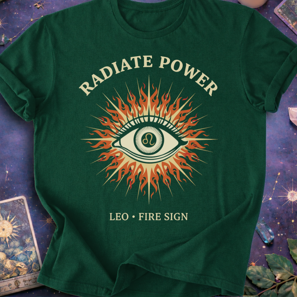 Leo Fire Sign T-Shirt