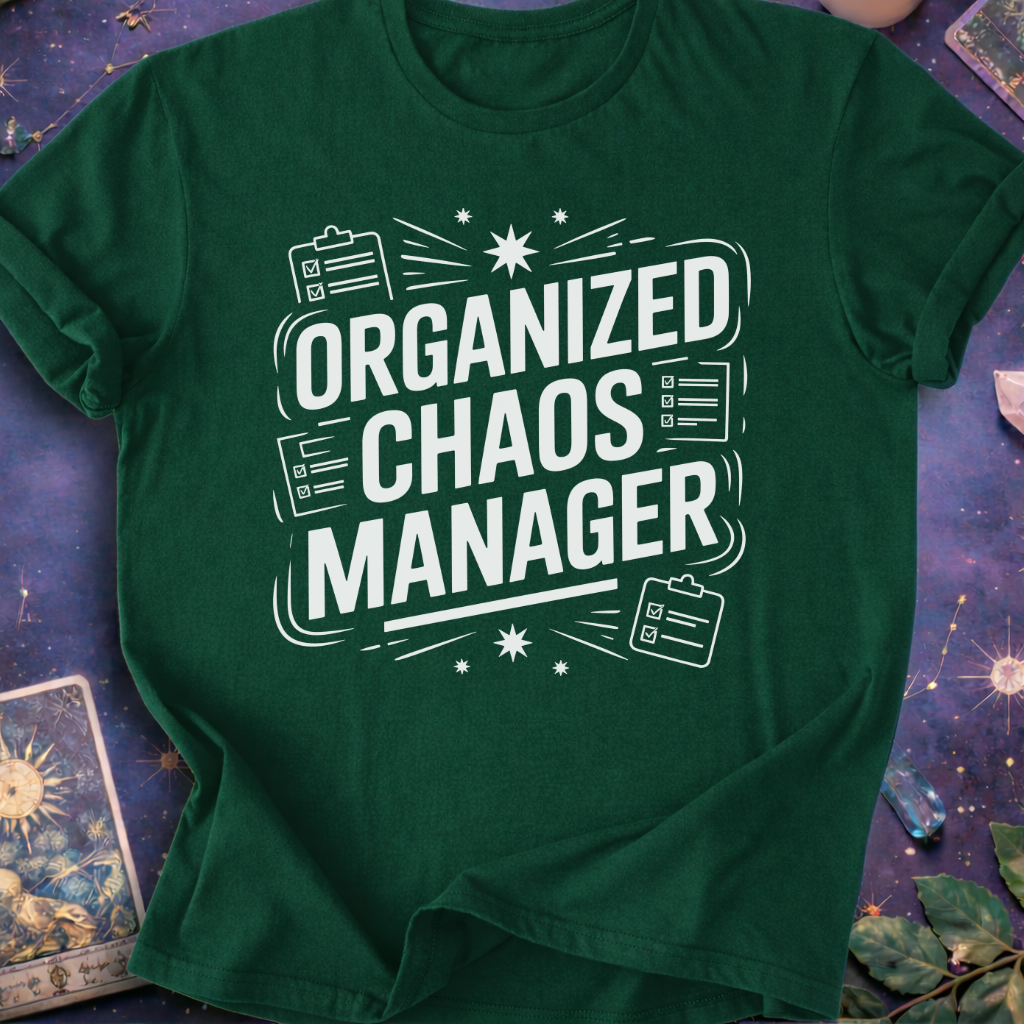 Virgo Organized Chaos Manager T-Shirt