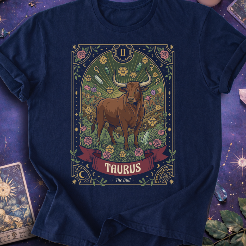 Taurus Tarot Card T-Shirt