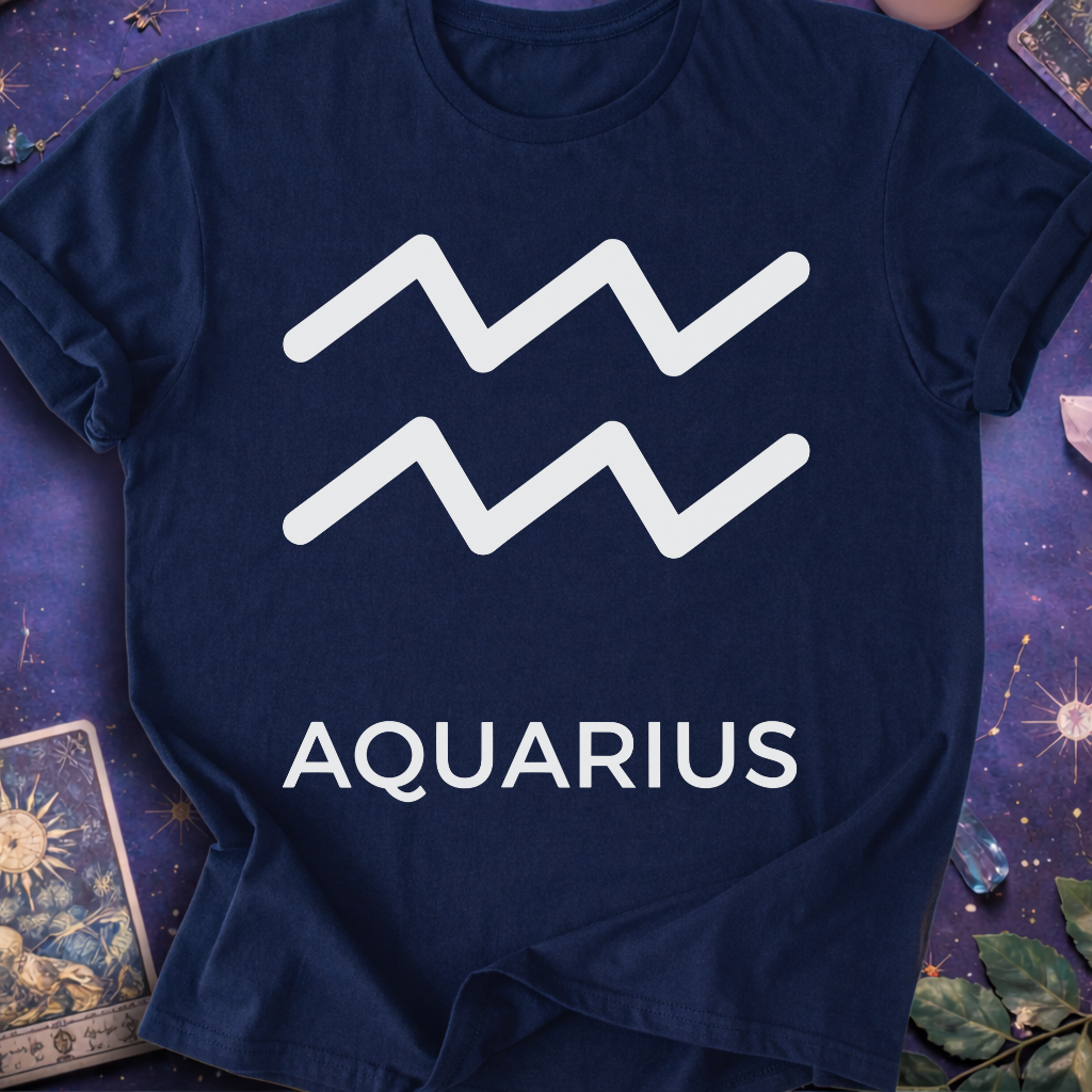 Aquarius Minimalist T-Shirt