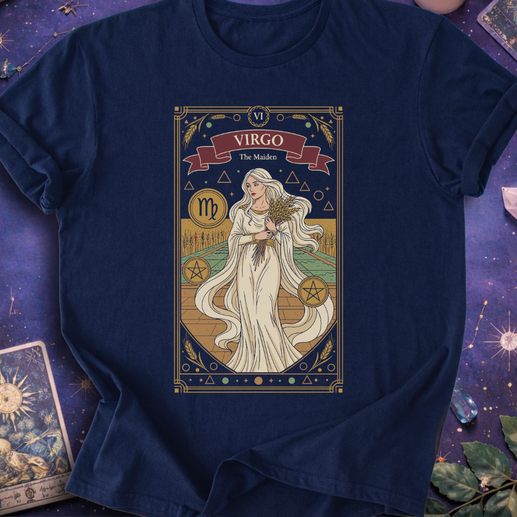 Virgo Tarot Card T-Shirt