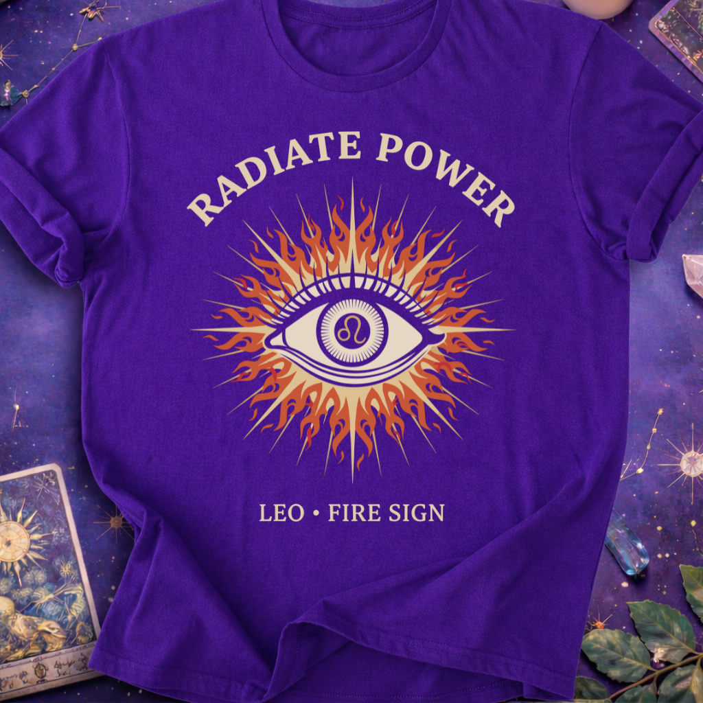 Leo Fire Sign T-Shirt