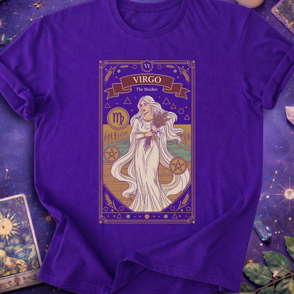 Virgo Tarot Card T-Shirt