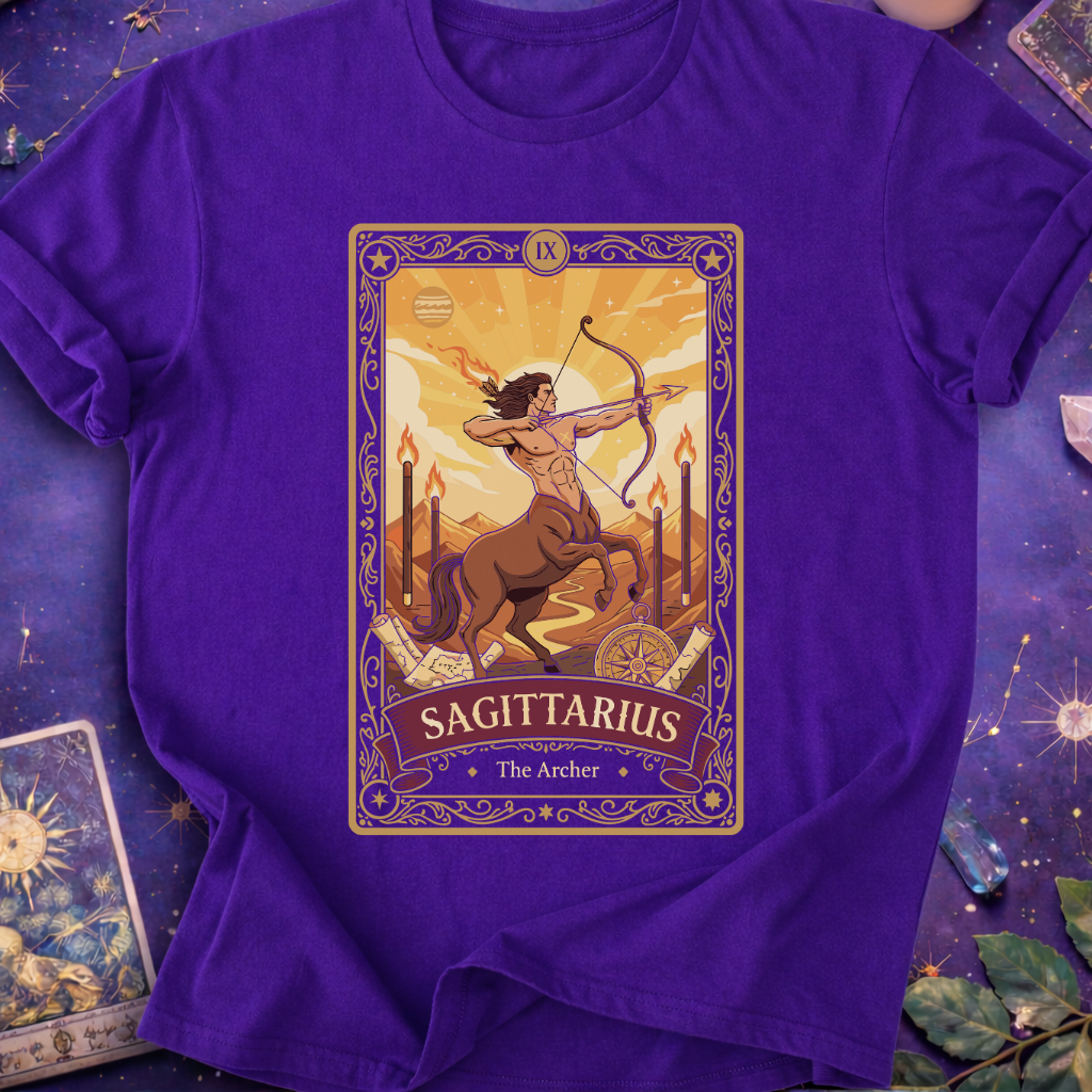 Sagittarius Tarot Card T-Shirt