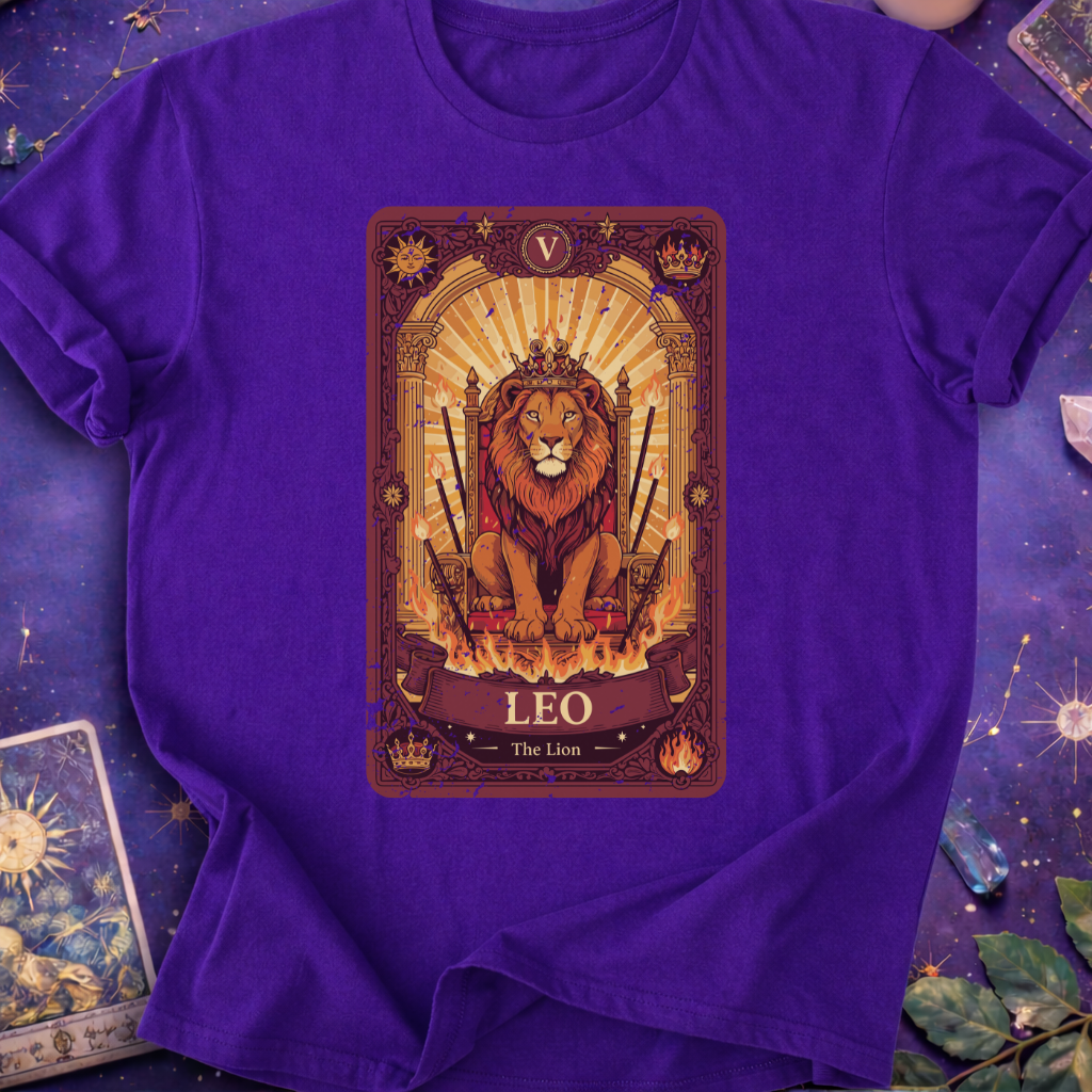 Leo Tarot Card T-Shirt