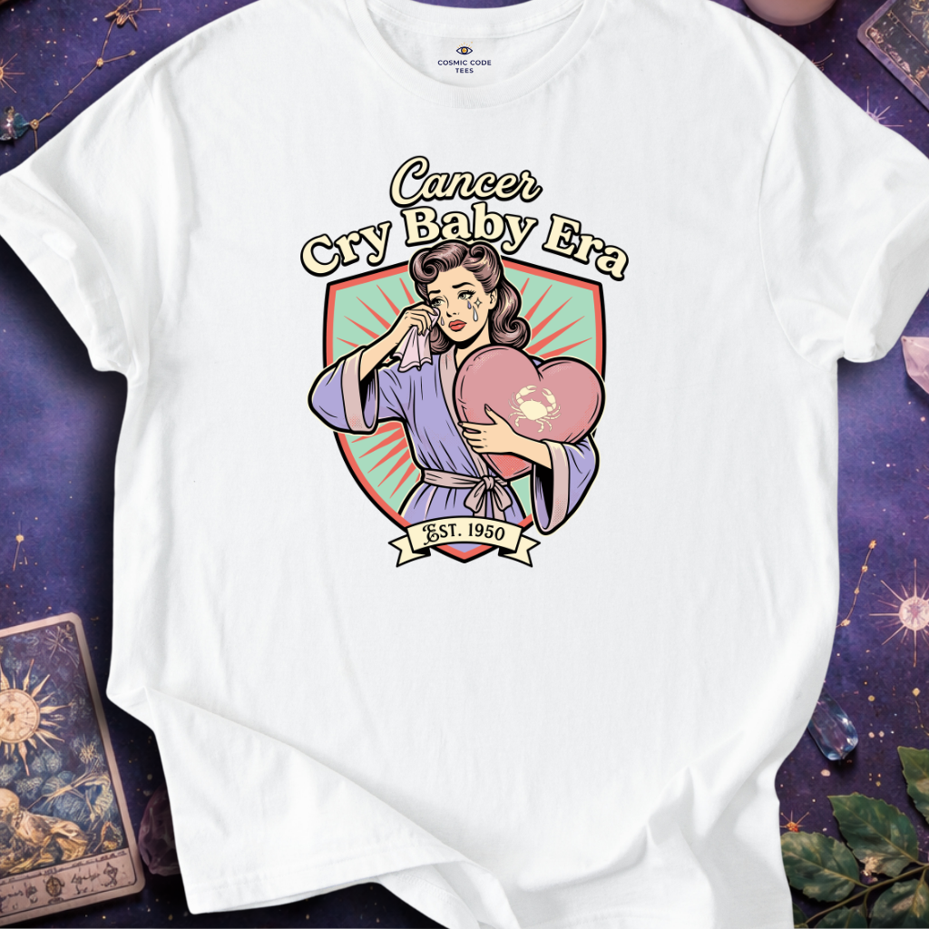 Cancer Cry Baby Pin-Up T-Shirt