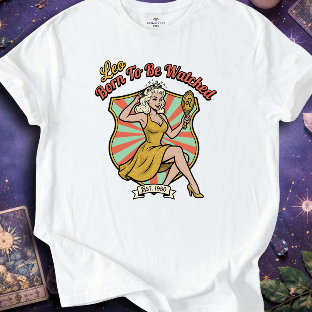 Leo Spotlight Pin-Up T-Shirt
