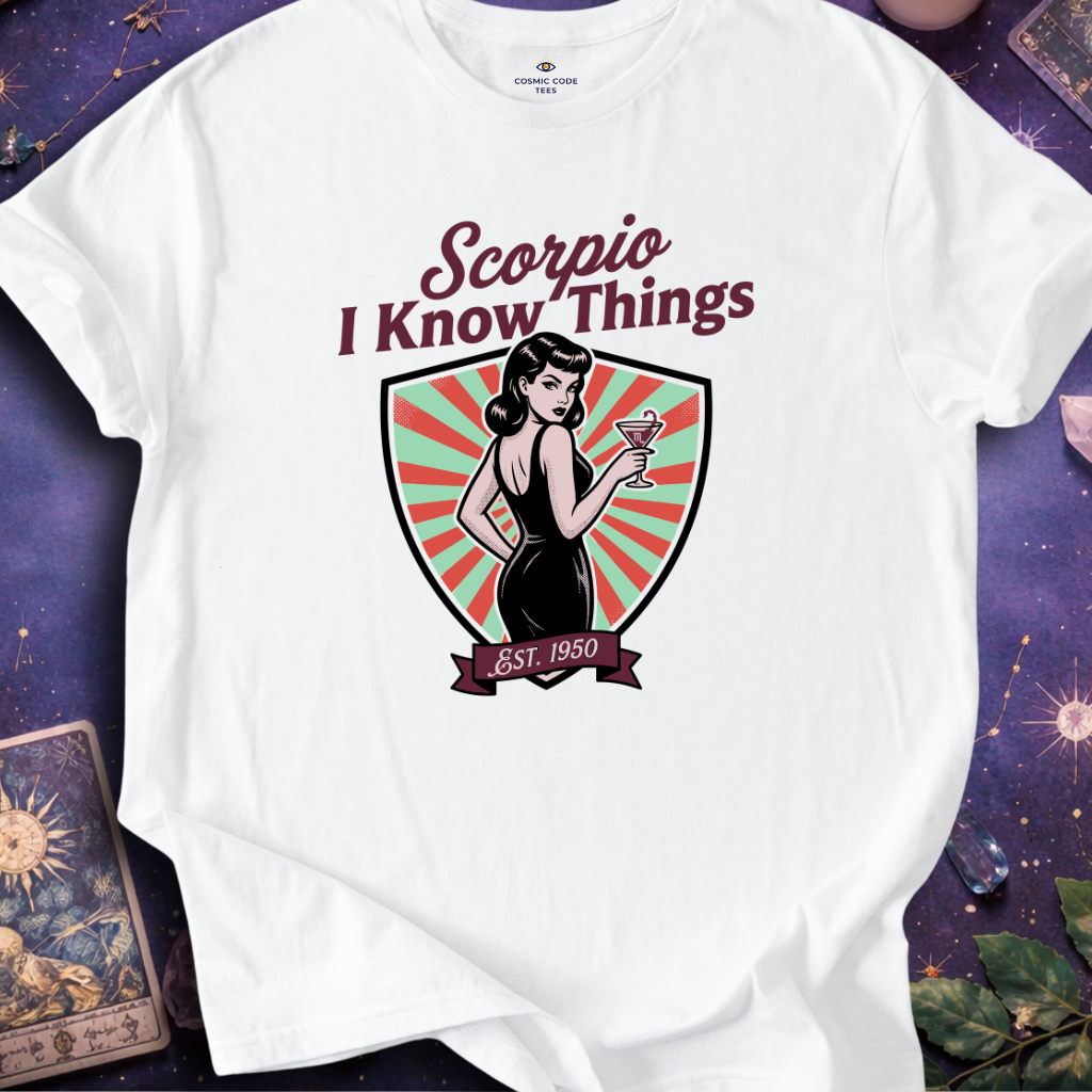 Scorpio Mystery Pin-Up T-Shirt